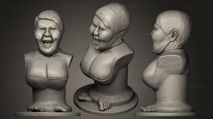 Busts and bas-reliefs of famous people (BUSTC_0275) 3D model for CNC machine